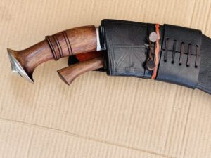 8 inch Panawal Angkhola Kukri with a black sheath